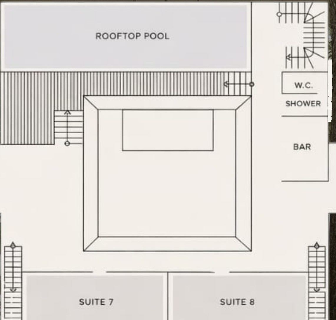 Second-floor plan